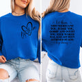 Let Them Affirmed by God Sweatshirt - Inspirational Graphic Tee - Positive Message Pullover - Faith-Based Apparel - Unique Gift Idea