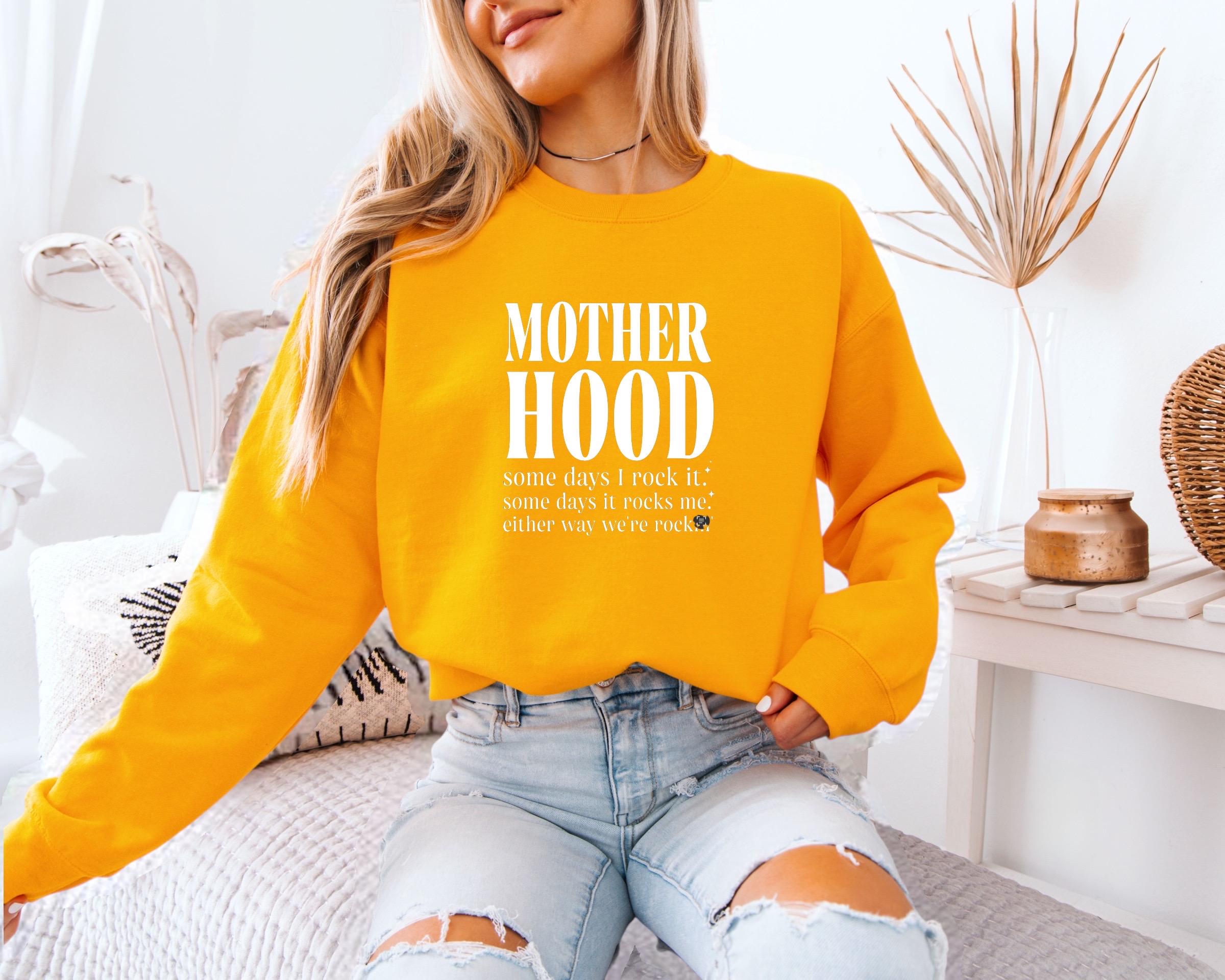 Chic Motherhood Sweatshirt, Perfect for Moms, Trendy, Soft Gildan Sweatshirt