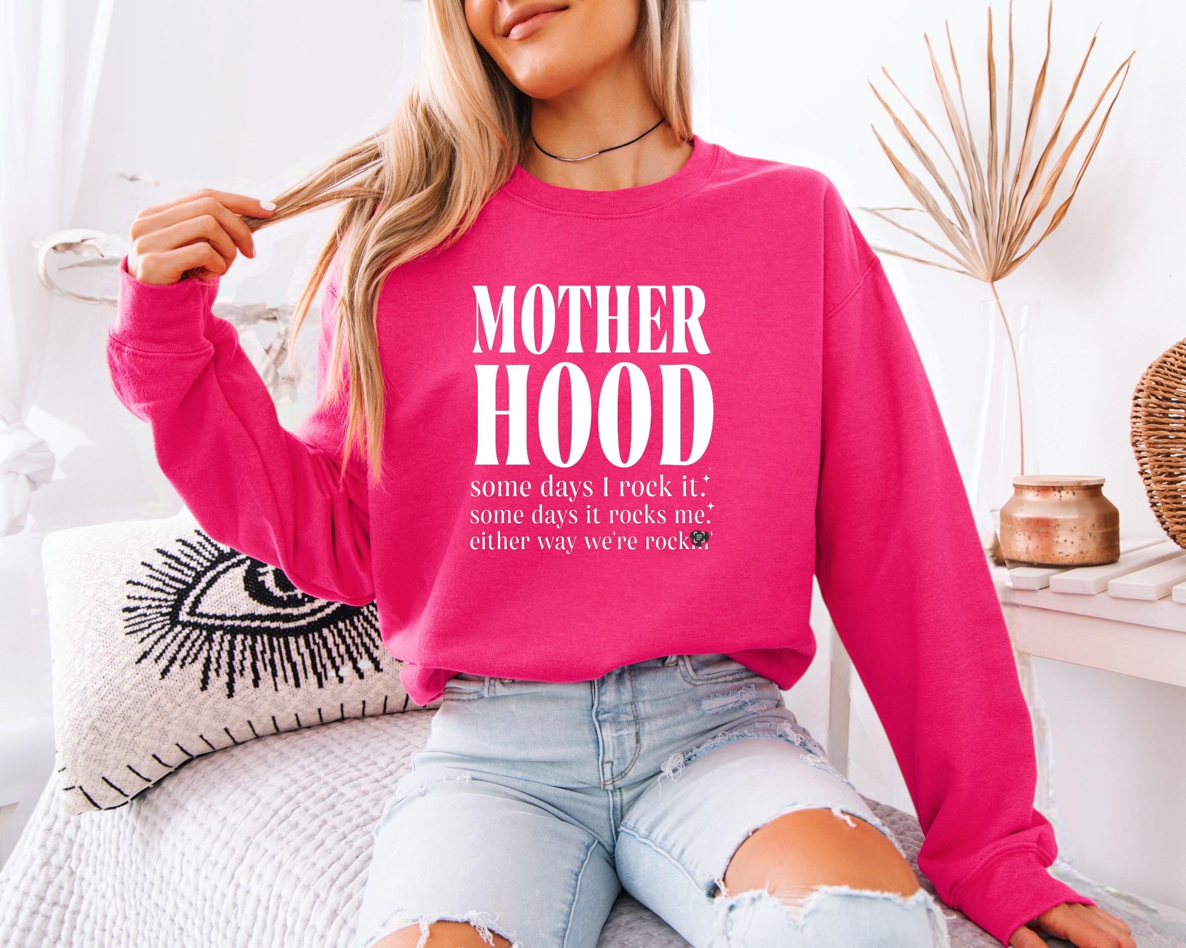Chic Motherhood Sweatshirt, Perfect for Moms, Trendy, Soft Gildan Sweatshirt