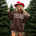 Camo Letter Crewneck Sweatshirt | Western Graphic Pullover | Cozy Southern Style